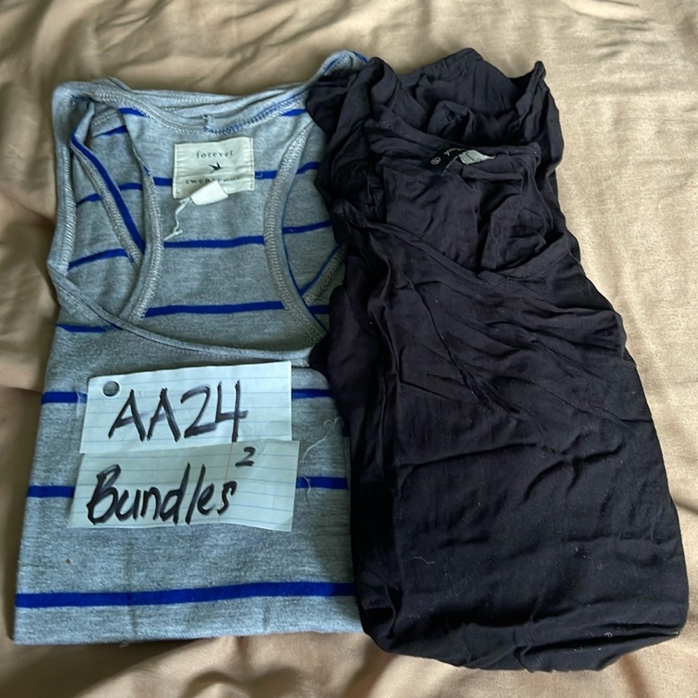 2 bundles of tank tops